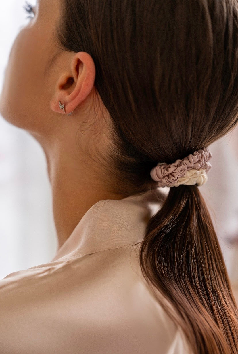 The Skinny Silk Scrunchies - 6 pack