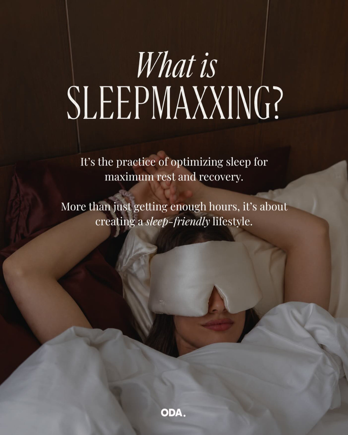 The Premium Sleep Mask - Espresso